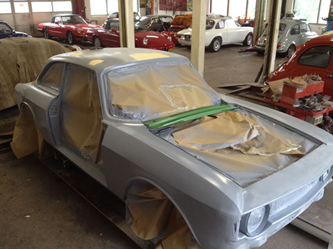 Alfa Romeo Giulia Sprint GTA replica turbo, foto 7 van 8